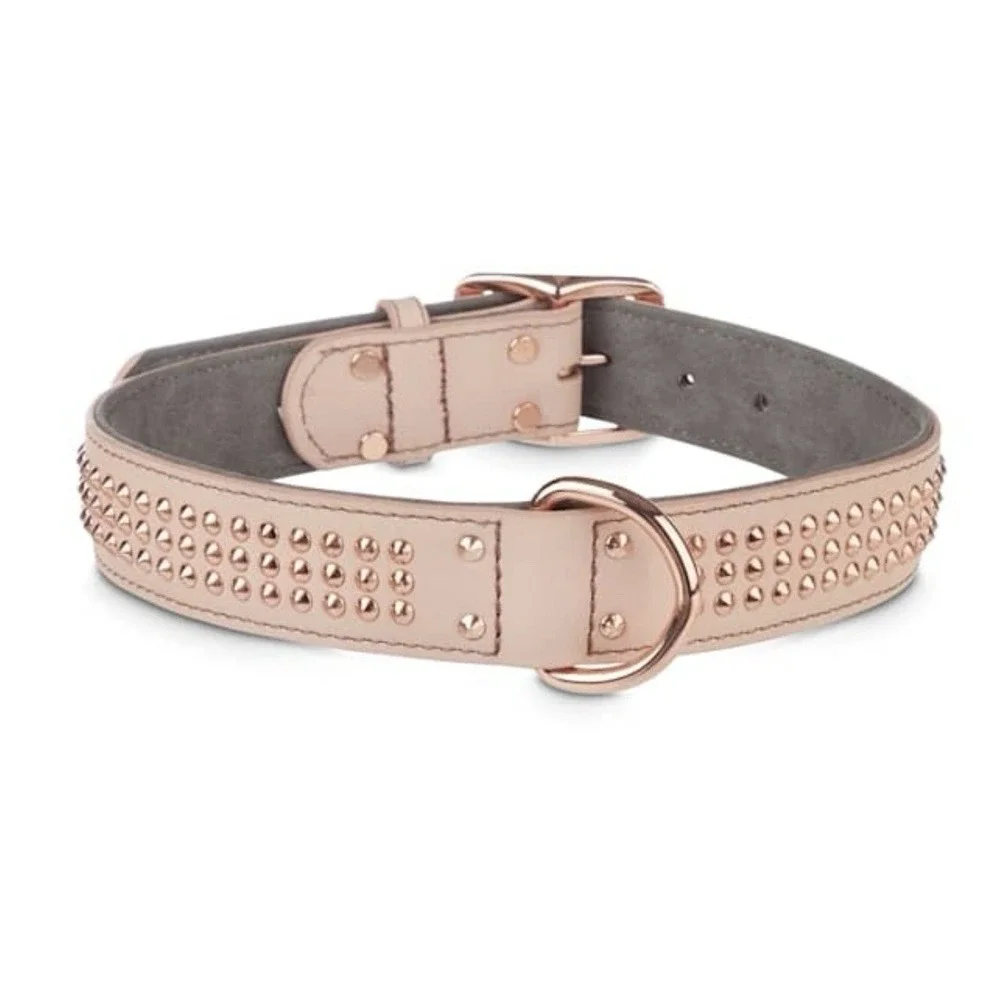 NWOT Bond Company Pink Studded 2X/3X Dog Collar‎